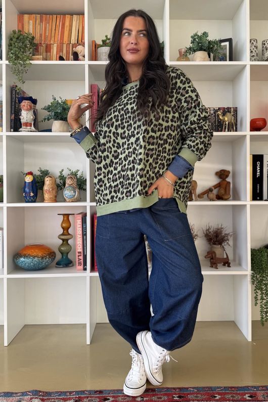 Untamed Classic High Low Sweatshirt Matcha